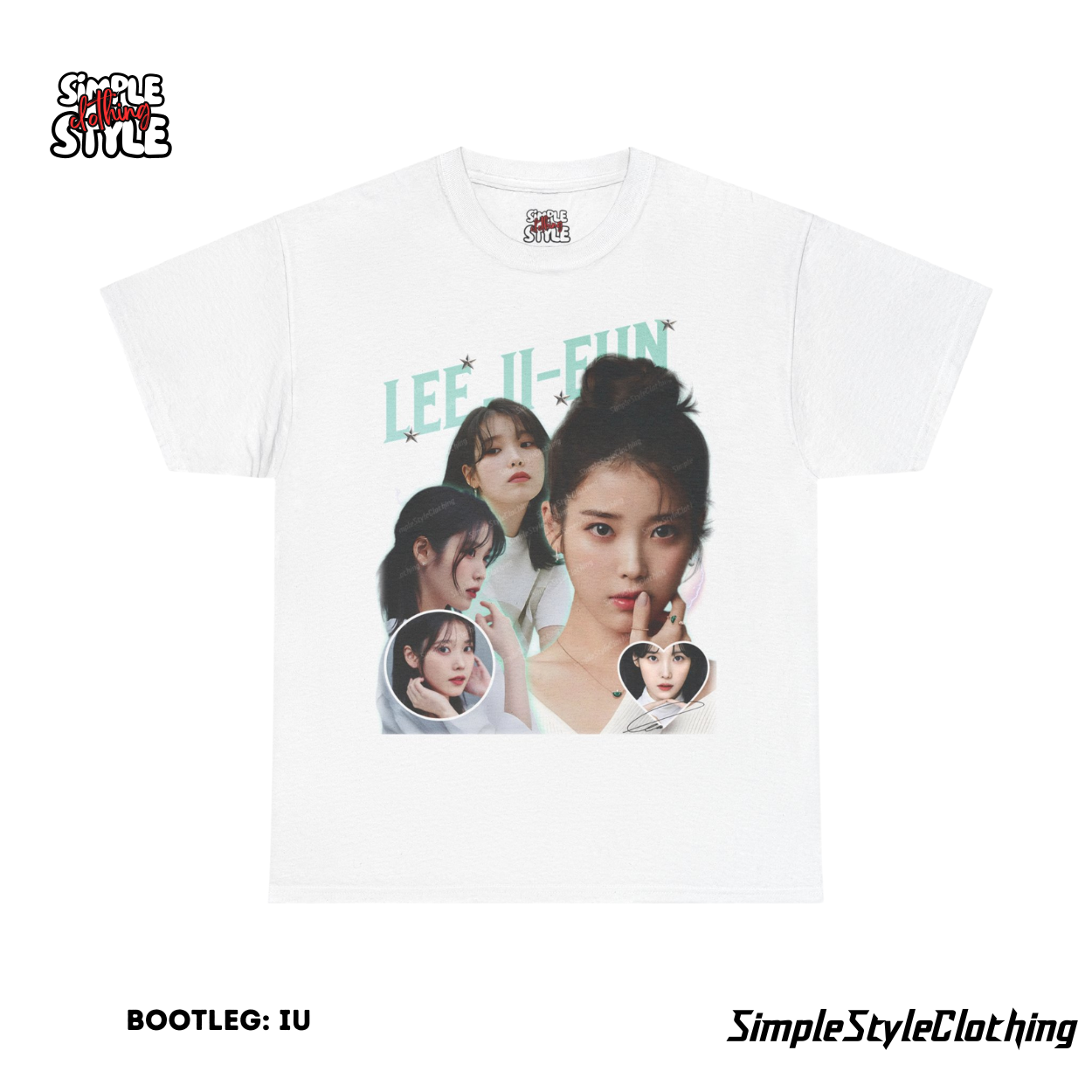 Lee Ji-Eun | IU Oversized Tshirt | Simple Style Clothing T-Shirt