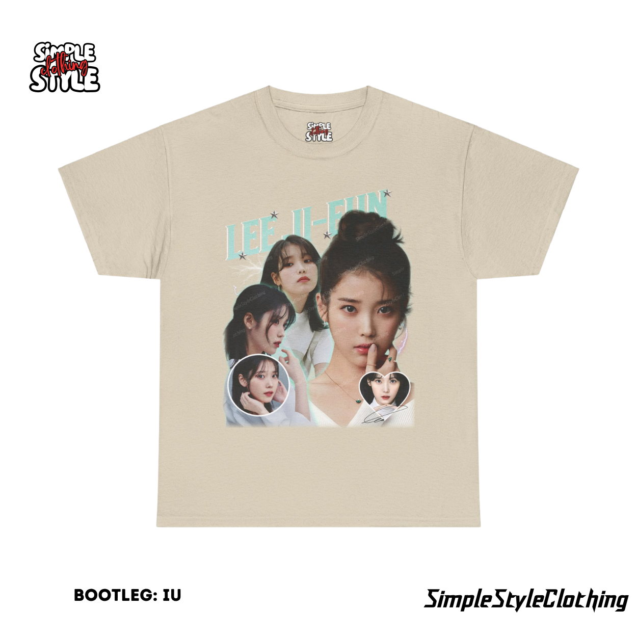 Lee Ji-Eun | IU Oversized Tshirt | Simple Style Clothing T-Shirt