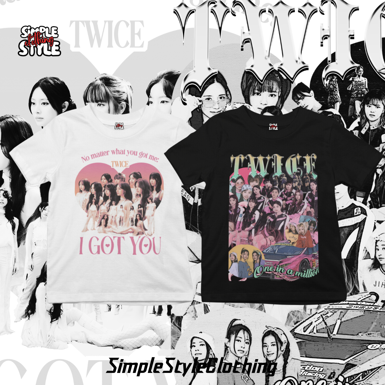 Twice Oversized Tshirt | Simple Style Clothing T-Shirt