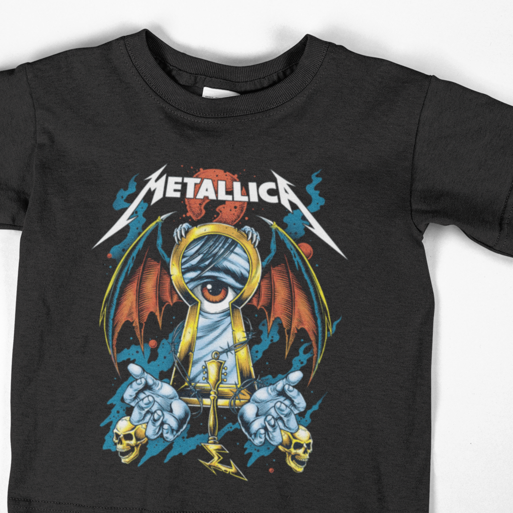 SSC Metallica Oversized Shirts Combed Cotton for Men and Women