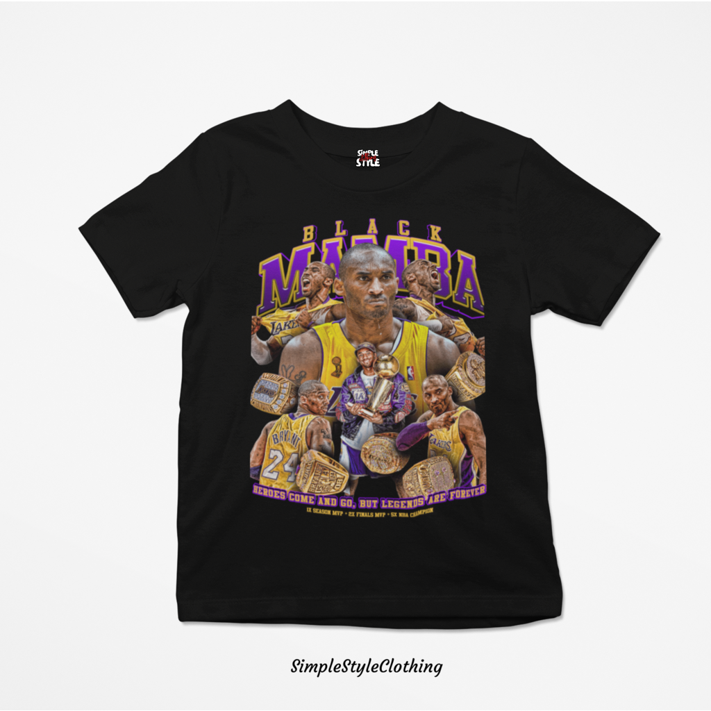 SSC Kobe Bryant Oversized Shirts Combed Cotton for Men and Women