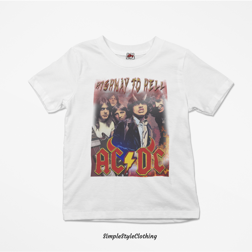 SSC ACDC Oversized Shirts Combed Cotton for Men and Women