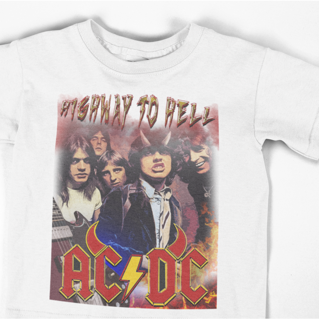 SSC ACDC Oversized Shirts Combed Cotton for Men and Women