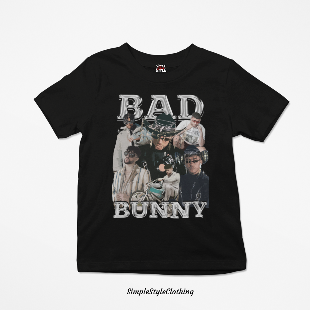 SSC Bad Bunny Oversized Shirts Combed Cotton for Men and Women