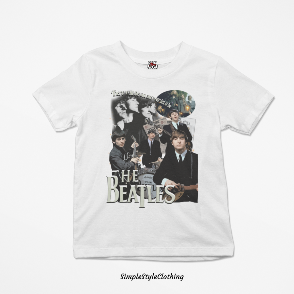 SSC The Beatles Oversized Shirts Combed Cotton for Men and Women